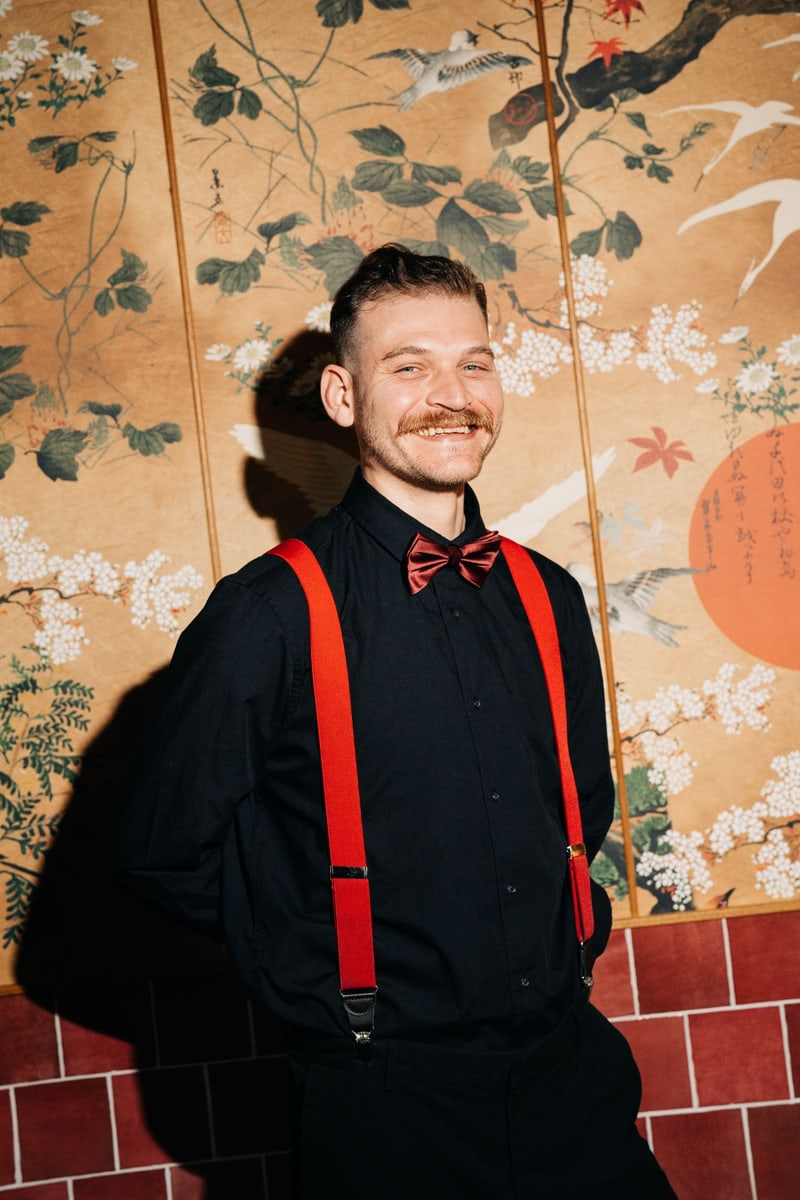 Portrait of bar manager Chris Mendez Chumaceiro